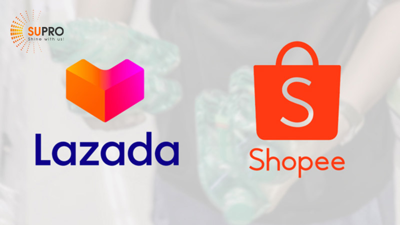 Lazada và Shopee là hai sàn thương mại lớn nhất hiện nay