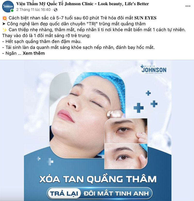 Mẫu quảng cáo so sánh hiệu quả của khách hàng khi sử dụng sản phẩm của bạn