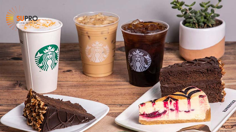 Starbucks cung cấp đa dạng sản phẩm cho khách hàng 