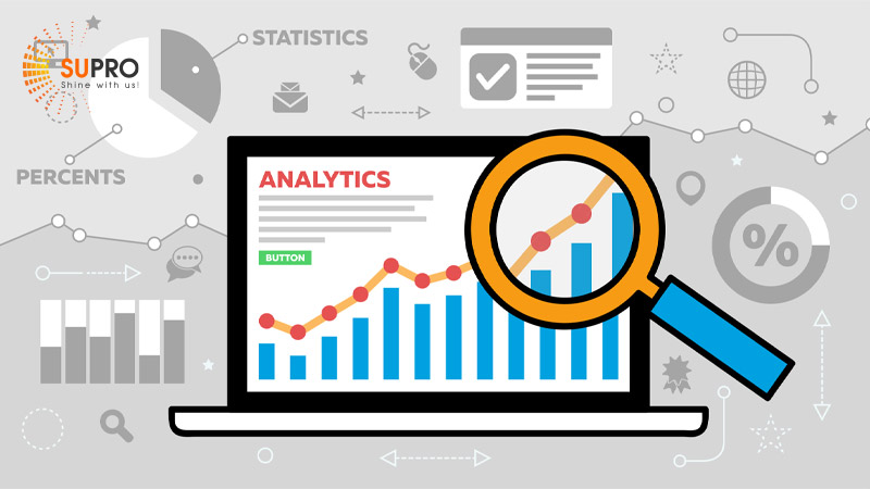 Các dữ liệu từ analytics sẽ phục vụ cho công việc sales, marketing,...