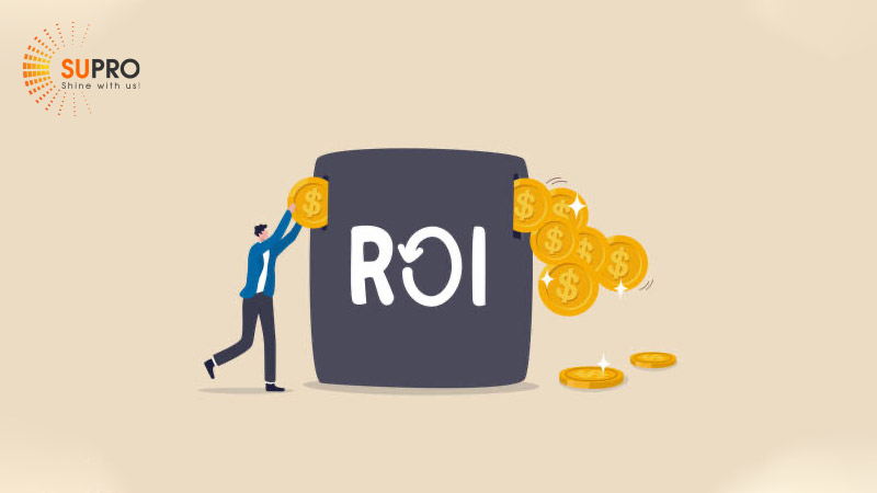 ROI là chỉ số đo lường lợi nhuận ròng của doanh nghiệp