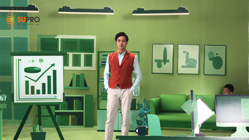 Bối cảnh trong TVC quảng cáo