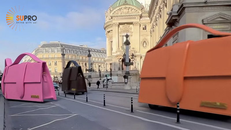 Quảng cáo túi Jacquemus với kỹ xảo CGI 