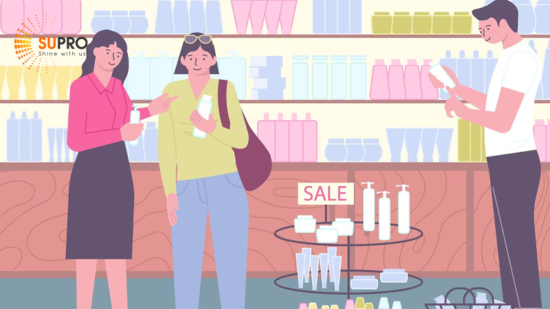Các seller có thể tư vấn trực tiếp hoặc online và thuyết phục khách hàng