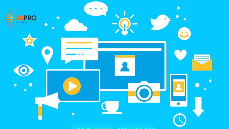 Quảng cáo banner online thường được triển khai trên website và social media 