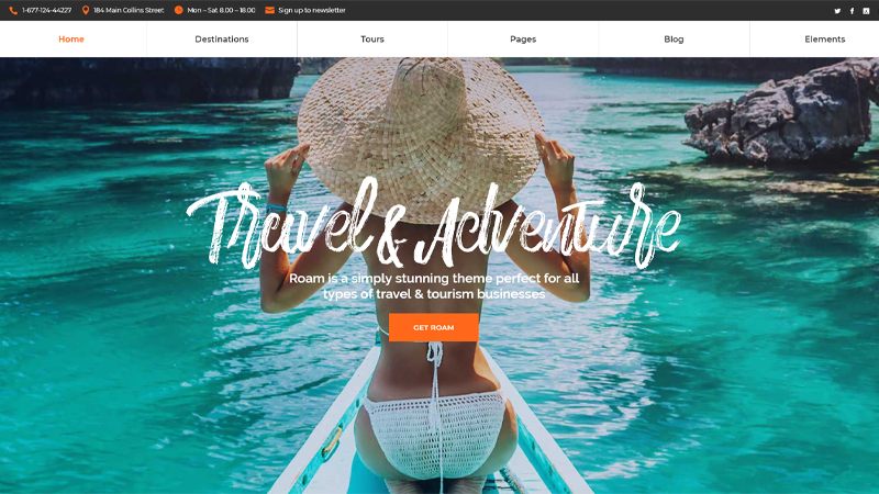 Roam theme của WordPress