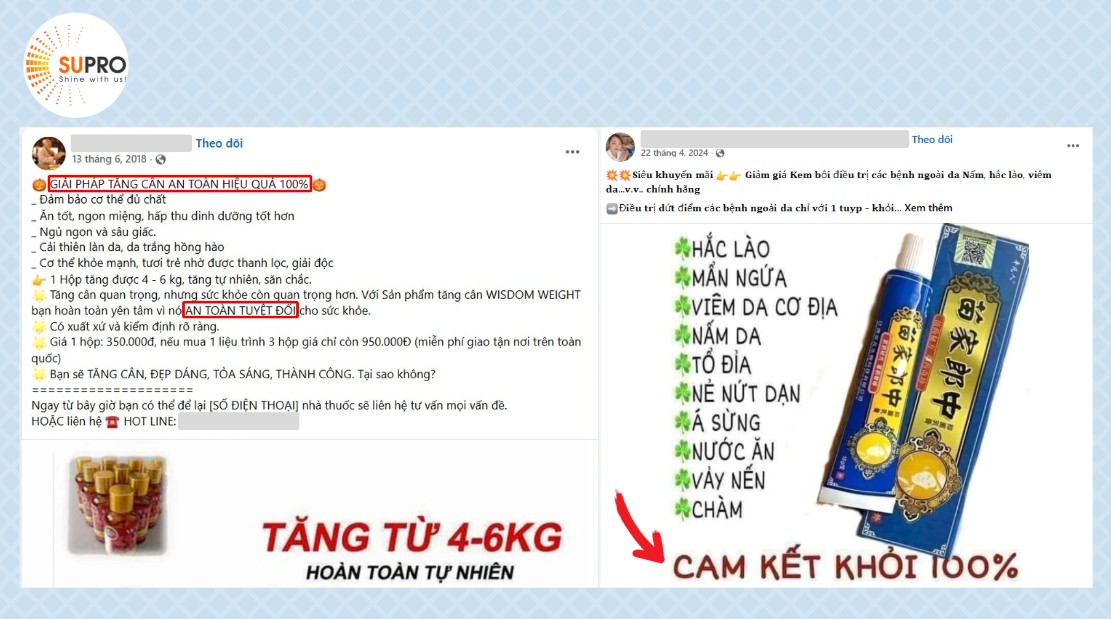 Các bài viết lạm dụng từ ngữ tuyệt đối dễ khiến quảng cáo Facebook bị từ chối